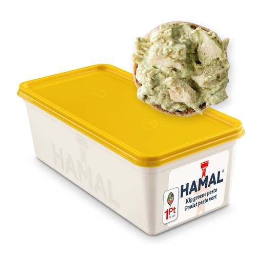 [19039] Kip Groene Pesto Salade Hamal Bak 1 kg 