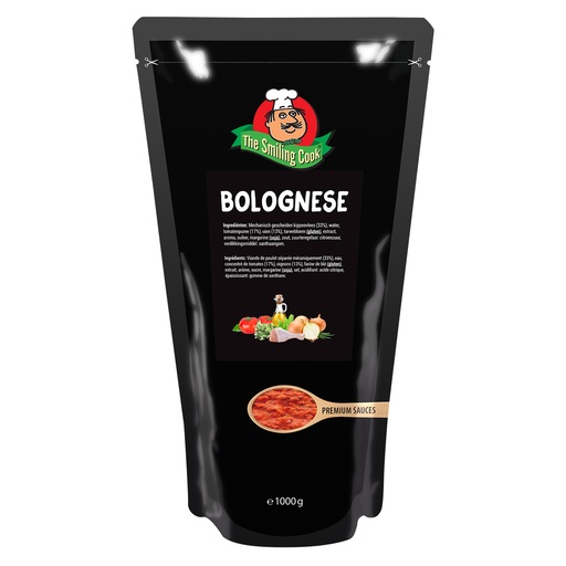 [14858] H1 Bolognaise Saus Kip Smiling Cook 1 kg