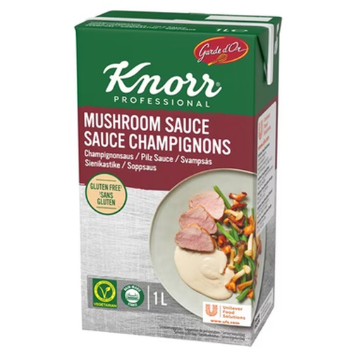 [40452] Champignon Saus zonder Garnituur G.D'or Brik 1 L