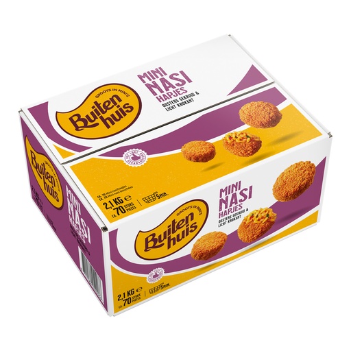 [13830] Mini Nasi Boulette Buitenhuis 70 x 30 gr