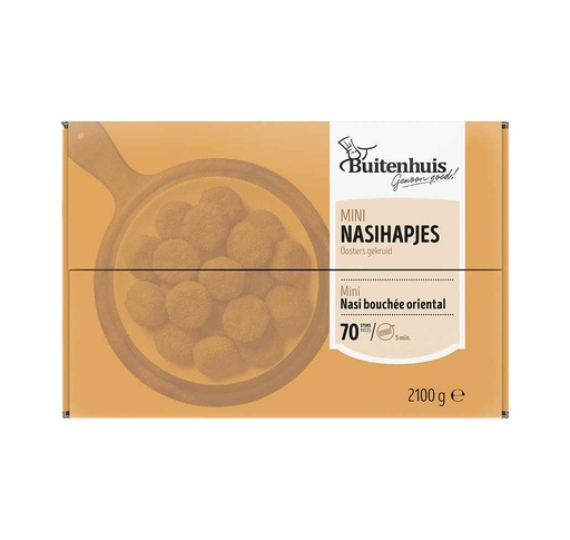 [13830] Mini Nasi Boulette Buitenhuis 70 x 30 gr