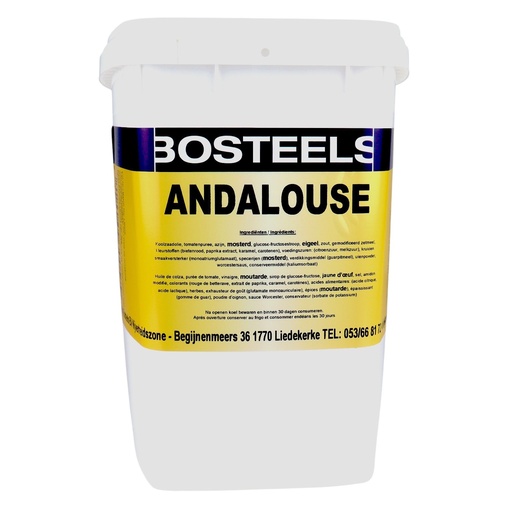 [2591270] Andalouse Saus Bosteels Box 5 L