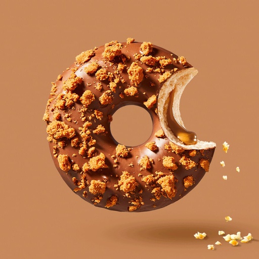 [1399679] 1193 Donut Lotus Biscoff Gevuld / Kruimelspeculoos La Lorraine 48 x 69 gr