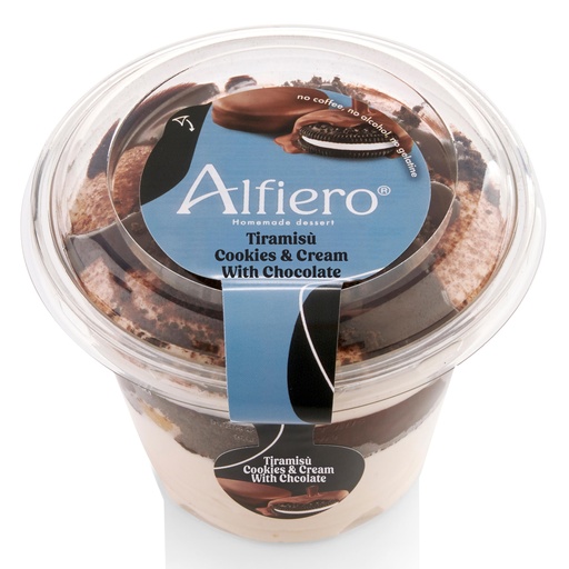 [PR/09678] Tiramisu Cookies & Cream & Chocolat Alfiero 12 x 100 gr