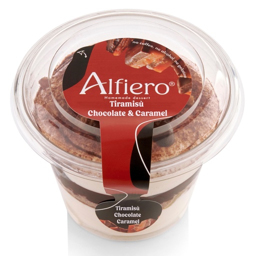 [PR/09791] Tiramisu Chocolat & Caramel (Daim) Alfiero 12 x 100 gr