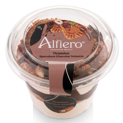 [PR/09793] Tiramisu Speculoos & Chocolat Noisettes Alfiero 12 x 100 gr