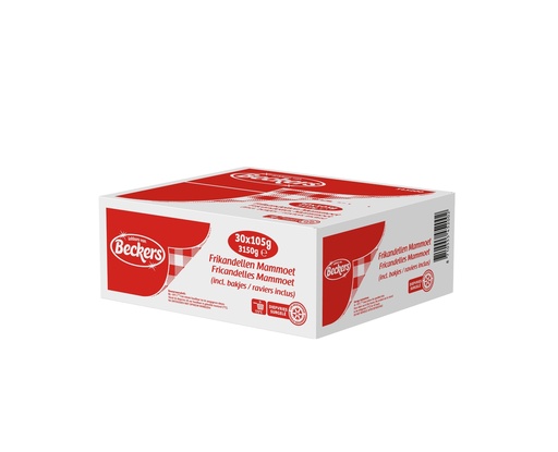 [11150] Frikandel Mammoet Beckers   bakjes 30 x 105 gr