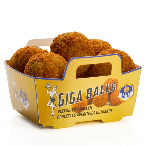 [PR/10073] Serveerbakjes Giga Balls Frit is it 20 st