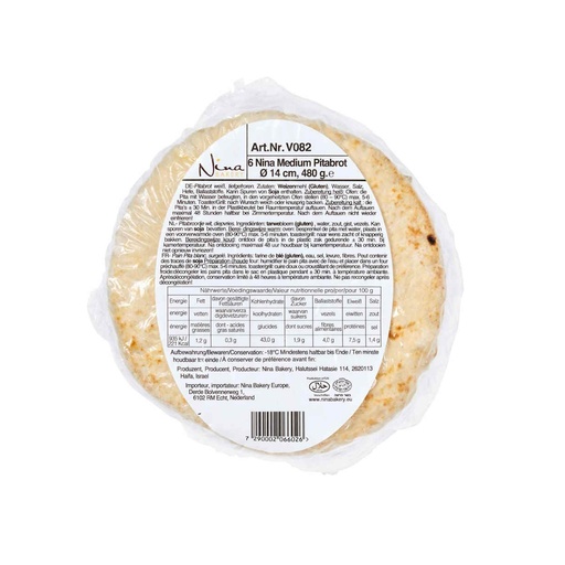 [PR/10368] Pitta Brood 14 cm House +- 85 gr 15 x 5 st