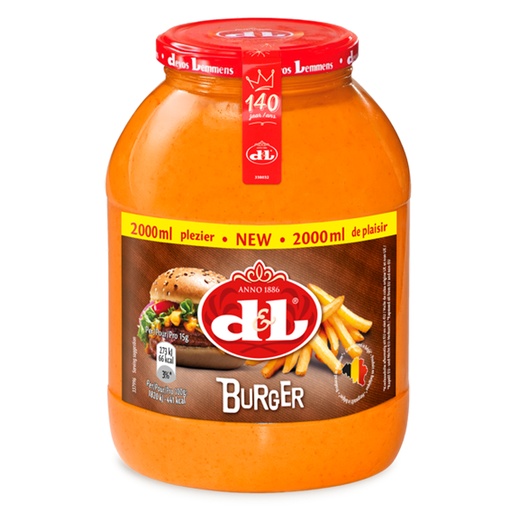 [PR/10397] Burger Sauce Devos Lemmens Pet 2 L