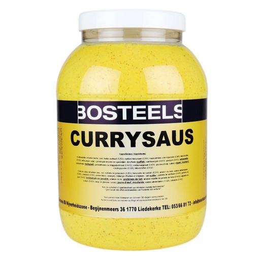 [PR/10525] Curry Saus Bosteels Pet 3 L