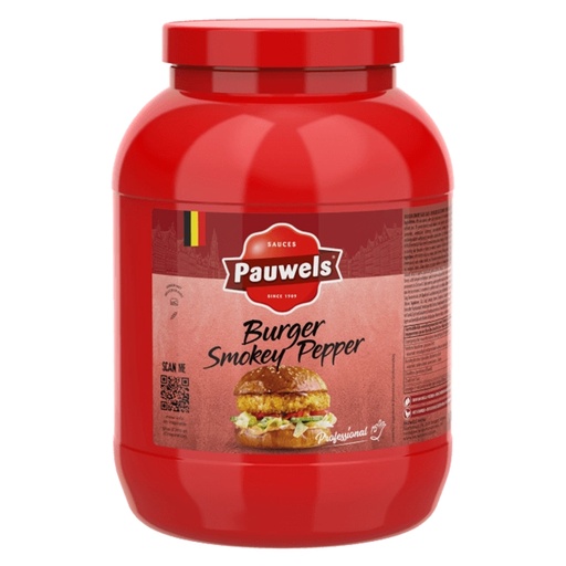 [PR/10570] Burger Smokey Pepper Saus Pauwels Pet 3 L