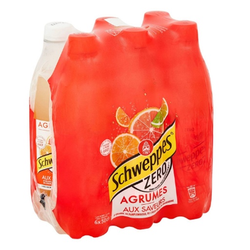 [PR/10750] Schweppes Agrum Zero Pet 4 x 6 x 50 cl