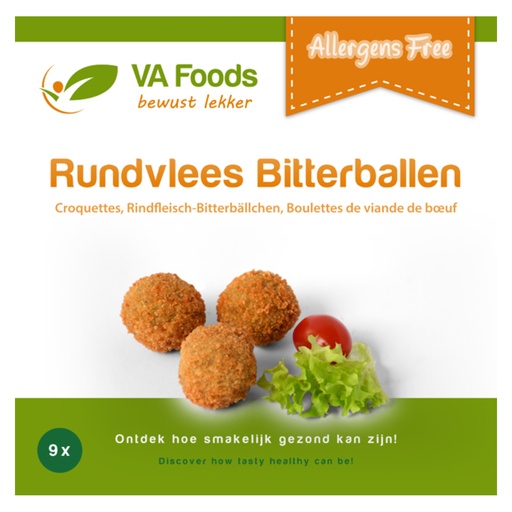 [10051] RTL Rundvlees Bitterballen VA Foods 9 x 25 gr