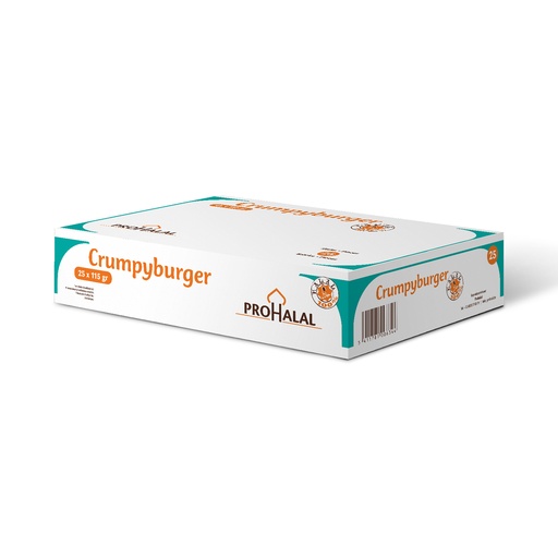[113280] Crumpy Burger Prohalal Vanreusel 25 x 115 gr