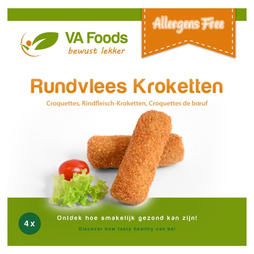 [10050] RTL Rundvlees Kroketten VA Foods 4 x 80 gr