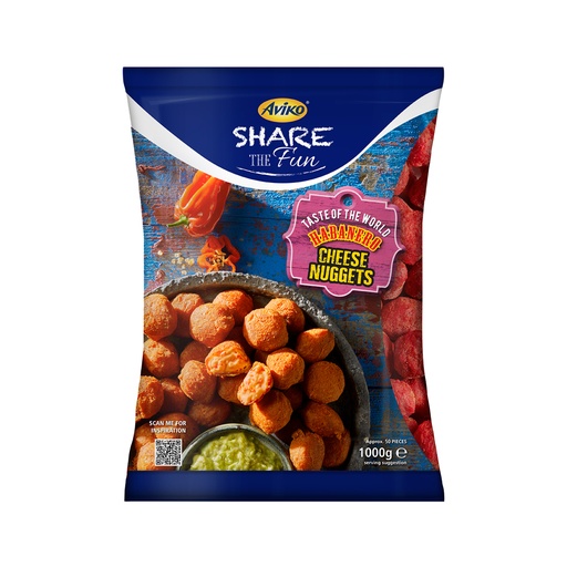 [1186204] Red Habanero Cheese Bites Aviko 1 kg