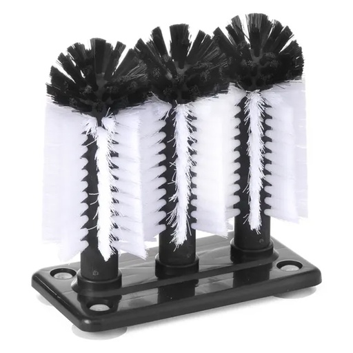 [PR/90958] 696002 Brosse Lave-Verres Hendi 3 Pièces PP+PA