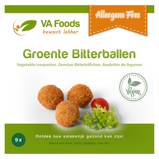 [10053] RTL Groente Bitterballen VA Foods 9 x 25 gr