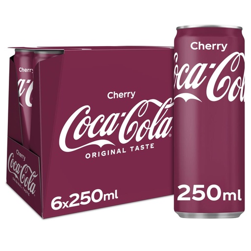 [710035] Coca Cola Cherry Blik 24 x 25 cl