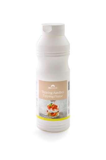 [65119] Topping Aardbei Dv-Foods Tube 960 ml
