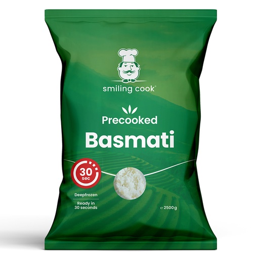 [163383] Rijst Basmati Gekookt Smiling Cook 2,5 kg