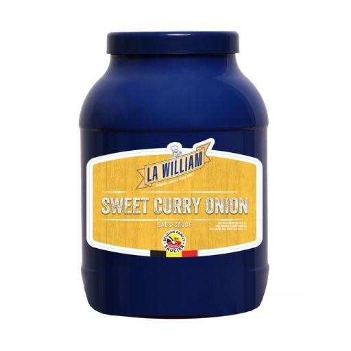 [25737] Sweet Curry Onion Saus La William Pet 3 L