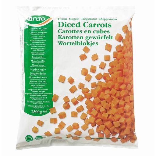 [16353] Wortel Blokjes 10x10 Ardo 2,5 kg