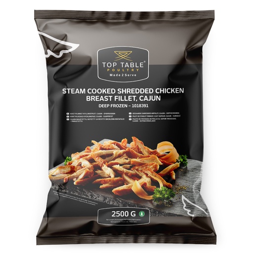 [116700] Kipfilet Schredded Cajun 1018391 Top Table 2.5 kg