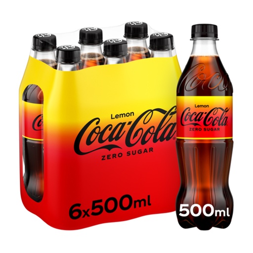 [710036] Coca Cola Zero Lemon Pet (24x50cl)