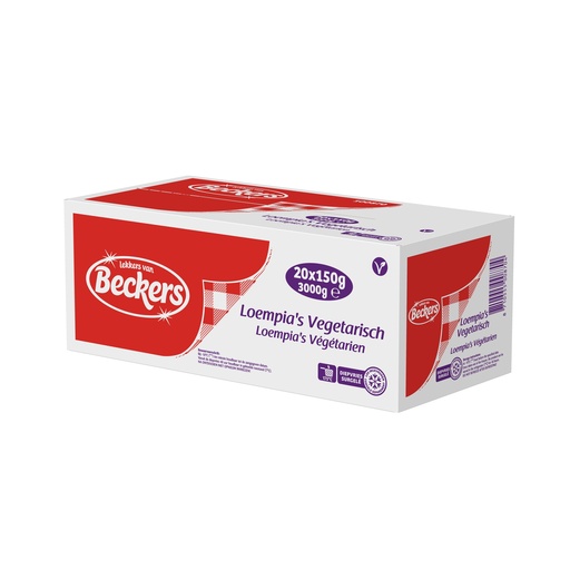 [13401] Loempia Vegetarisch Beckers 20 x 150 gr