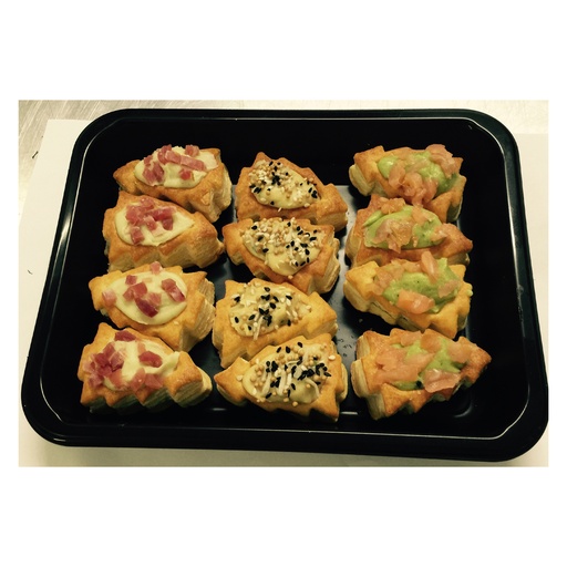 [140060] Mini Sapin de Noel Sadie Toast 12 pcs