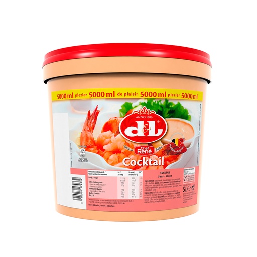 [25970] Cocktail Saus Chef René Devos Lemmens Emmer 5 L