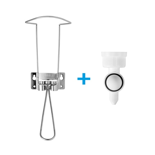 [90641] Distributeur à coude Dipp inox 