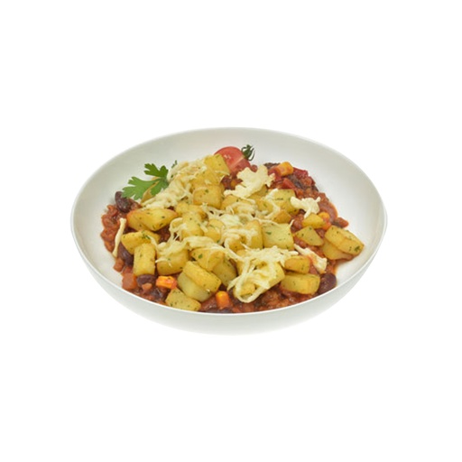 [PR/22594] Chili Sin Carne Gratin Met Aardappelkubus Delimeal 500 gr