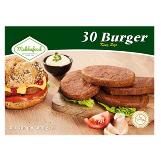 [PR/22921] Burger Mekkafood 30 x 100 gr