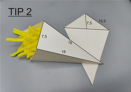 [80037] Tipzakken - T2 Karton 185 x 195 mm - 1000 st