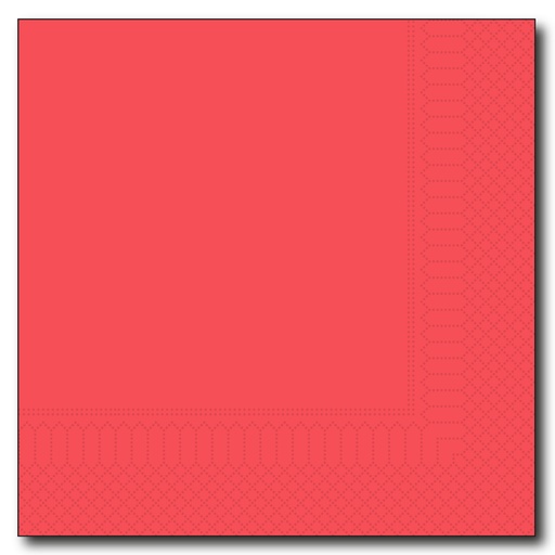 [86404] Servet Rood (33x33cm) 2 lg 100 st