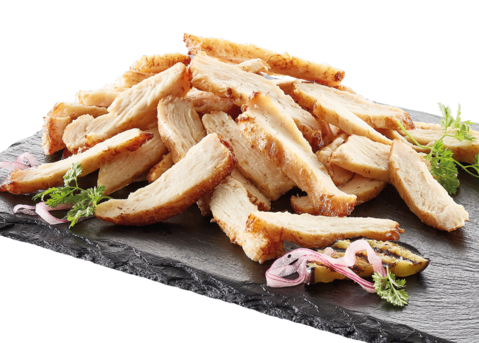 [116701] 1014711 Filet Poulet Roti en lamelle 8mm Sandwich Style Top Table 2,5 kg