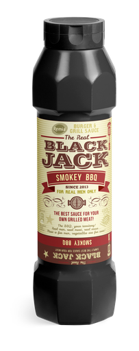 [260860] Smokey Barbeque Saus Black Jack Remia Tube 800 ml