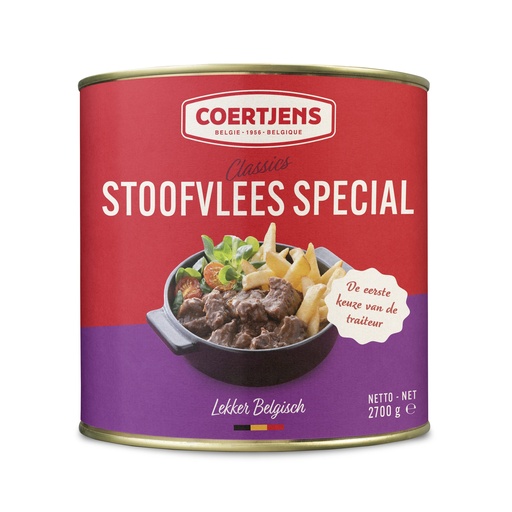 [22017] Stoofvlees Special Coertjens Blik 2,7 kg