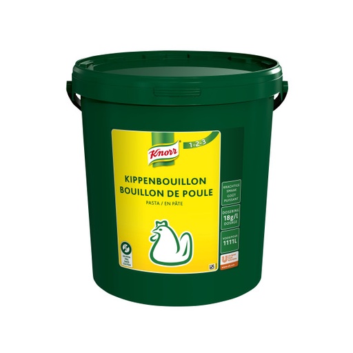 [40103] Bouillon de poulet en pâtes Knorr Seau 10 kg
