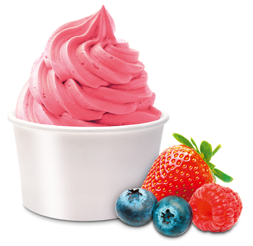 [17060] Yoghurtijs Yoghurt Bosvruchten One Shot 18 x 160 ml