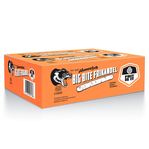 [11128] Frikandel Big Bite Frit is it 40 x 100 gr