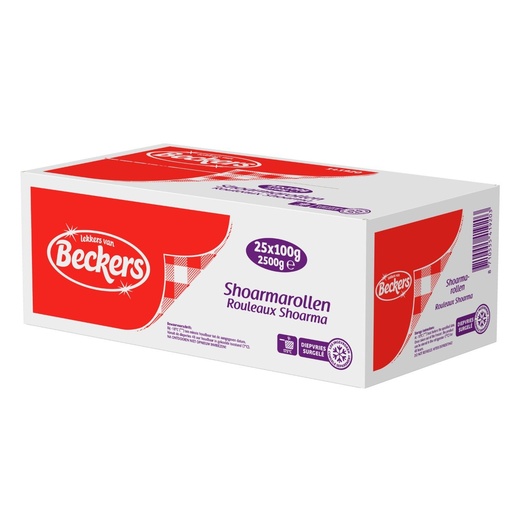 [11881] Shoarma Rol Beckers 25 x 100 gr
