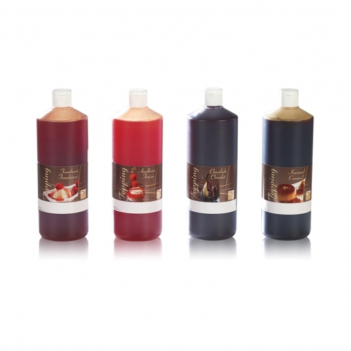 [65120] Topping Aardbei DV Foods Tube 280 ml
