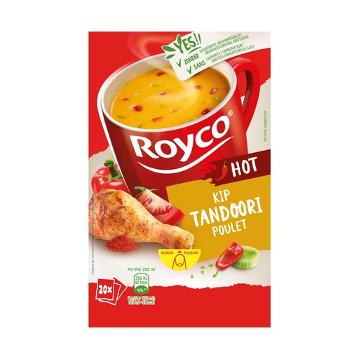 [40714] Royco Minute Soup Tandoori Kip 20 st