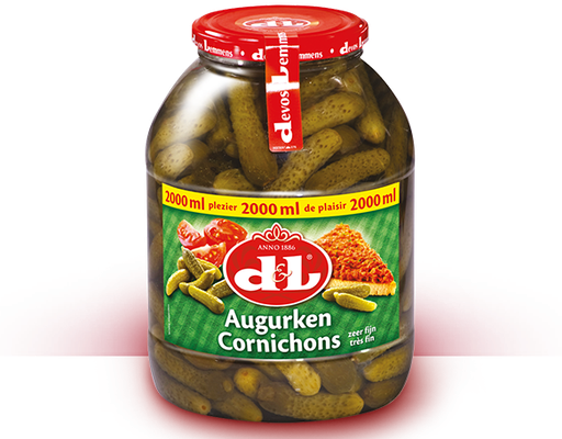 [21032] Cornichons Tres Fin Devos Lemmens 2,1 kg