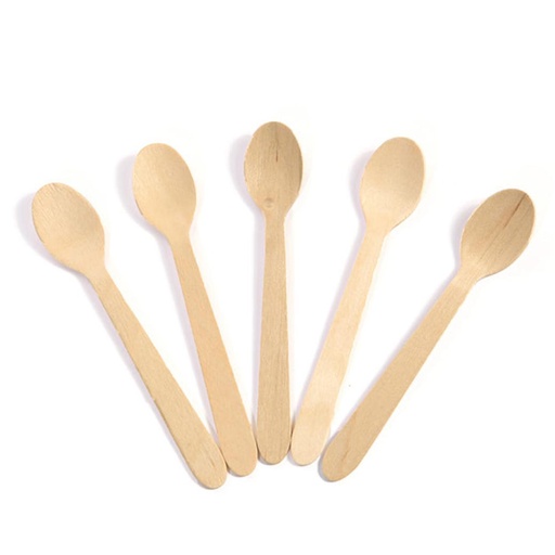 [88444] Cuilliere En Bois 110mm Sier 200 pcs