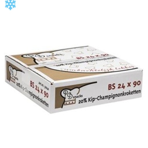 [13159] Chicken Mushroom Croquette PB Snacks 24 x 90 gr